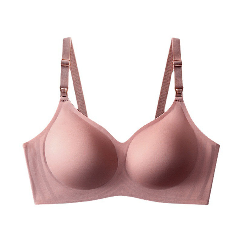 Nursing Bursting Bras Thin Summer With Fixed Cups