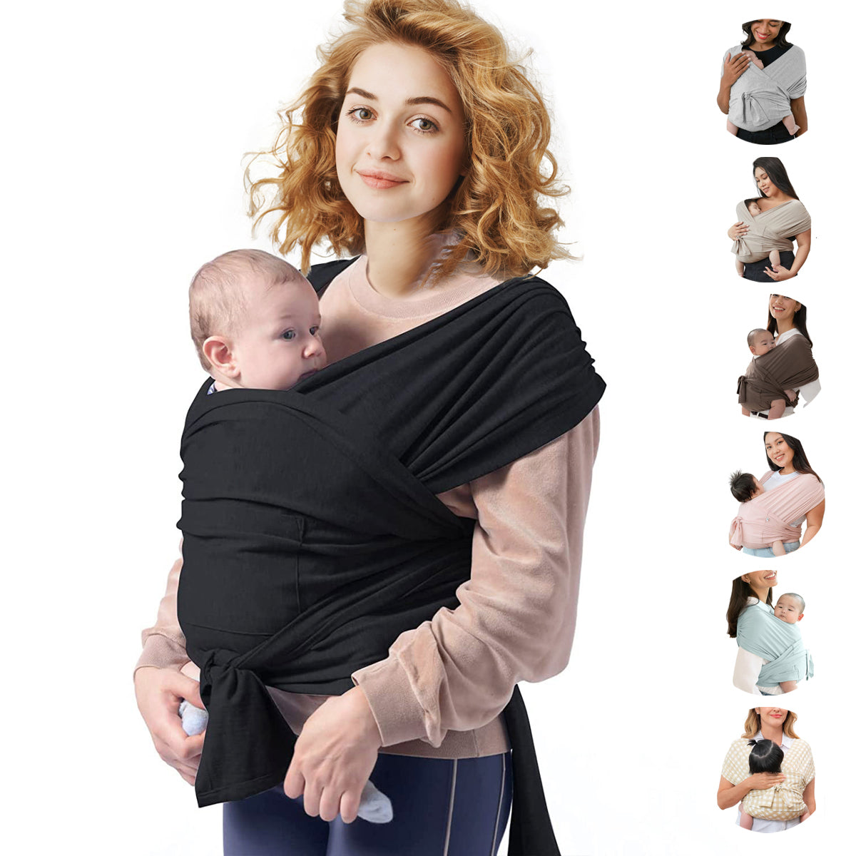 Baby Newborn Warp Carrier Cotton Polyester