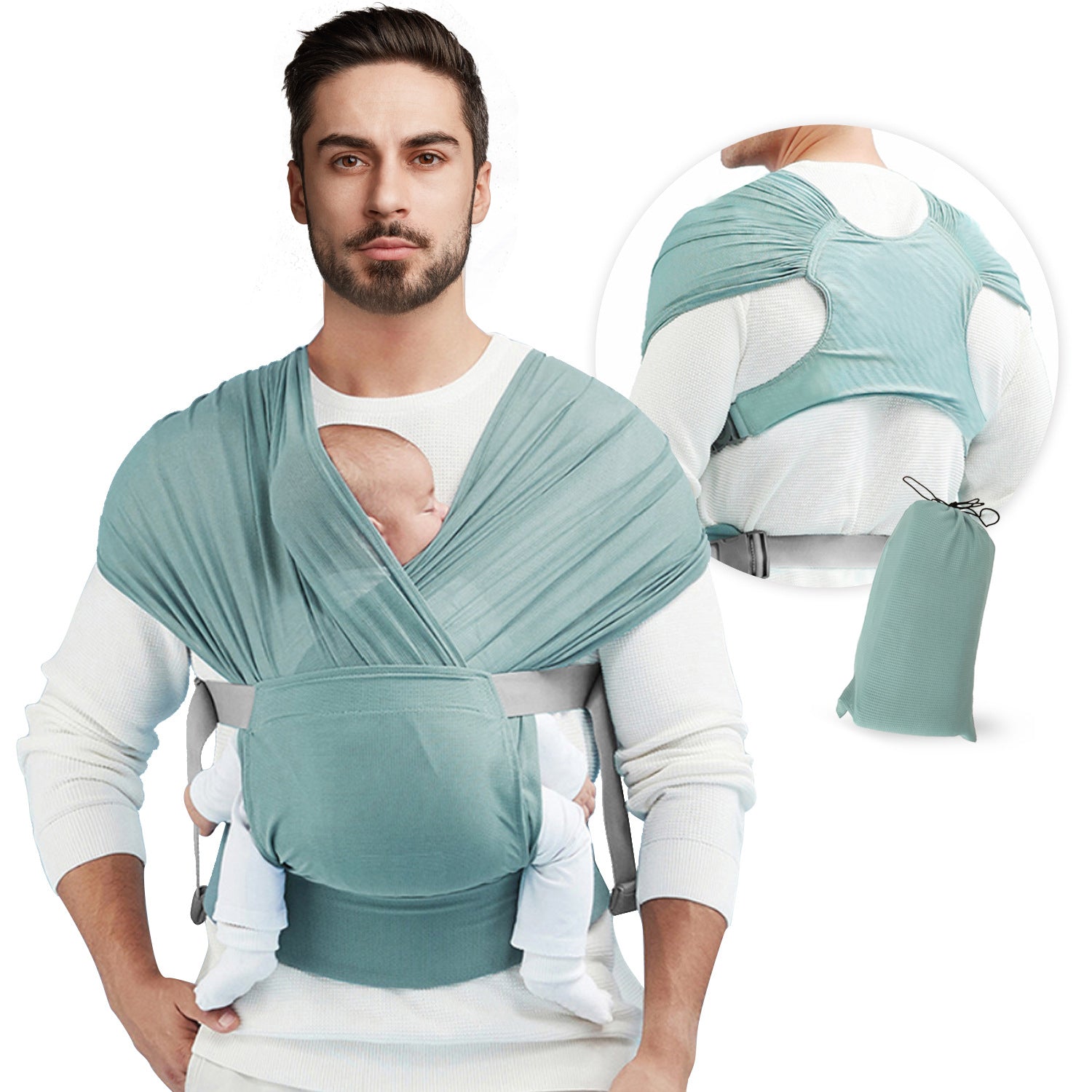 Baby Newborn Wrap Carrier Support 0-24M