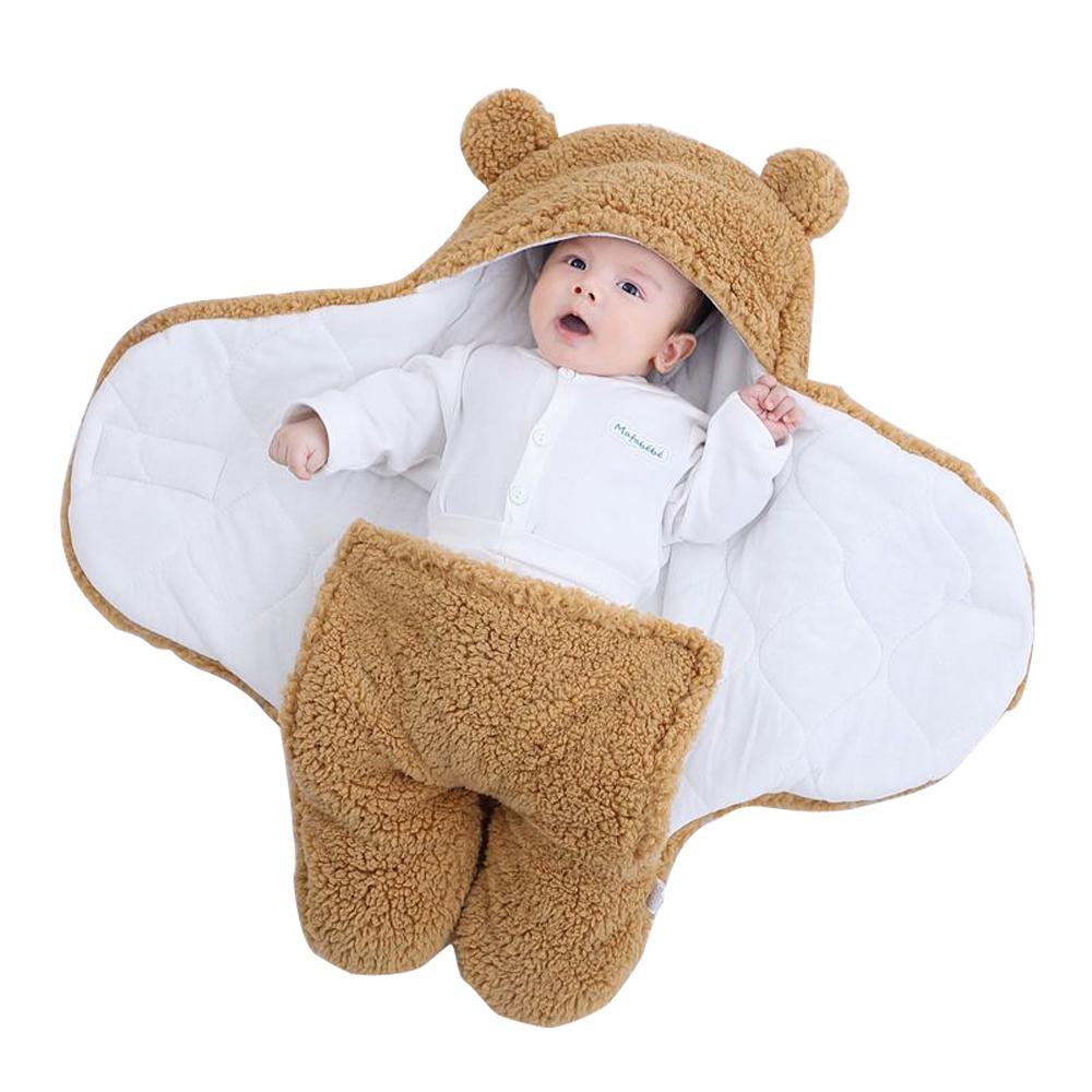 Newborn Blanket Baby Sleep Sack Bag Thickened Warm