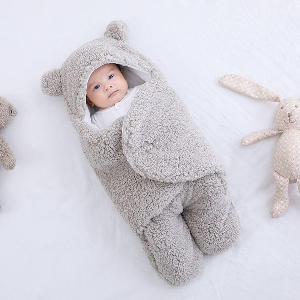 Newborn Blanket Baby Sleep Sack Bag Thickened Warm