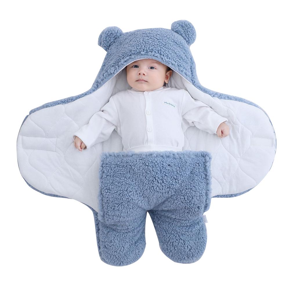 Newborn Blanket Baby Sleep Sack Bag Thickened Warm
