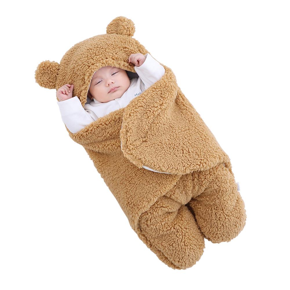 Newborn Blanket Baby Sleep Sack Bag Thickened Warm