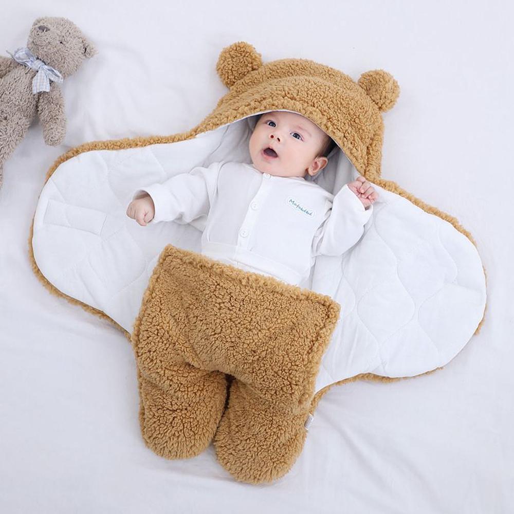 Newborn Blanket Baby Sleep Sack Bag Thickened Warm