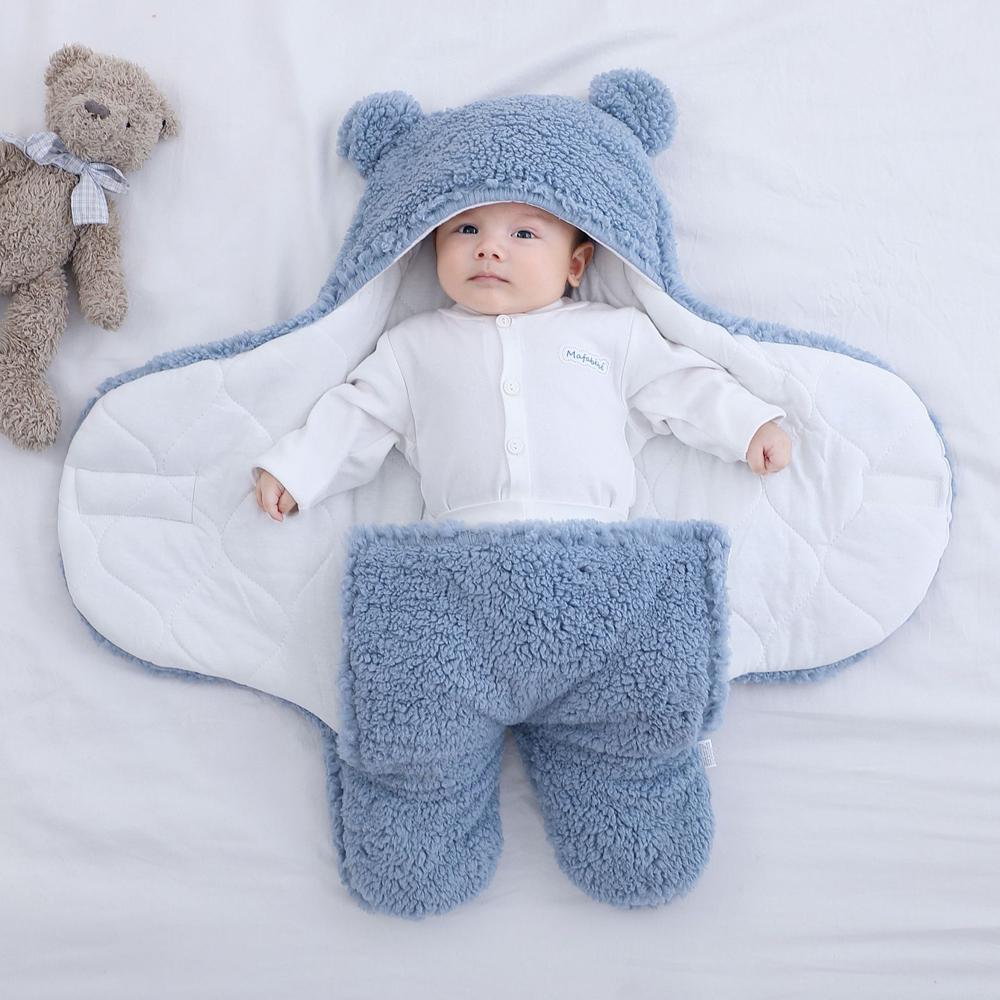 Newborn Blanket Baby Sleep Sack Bag Thickened Warm