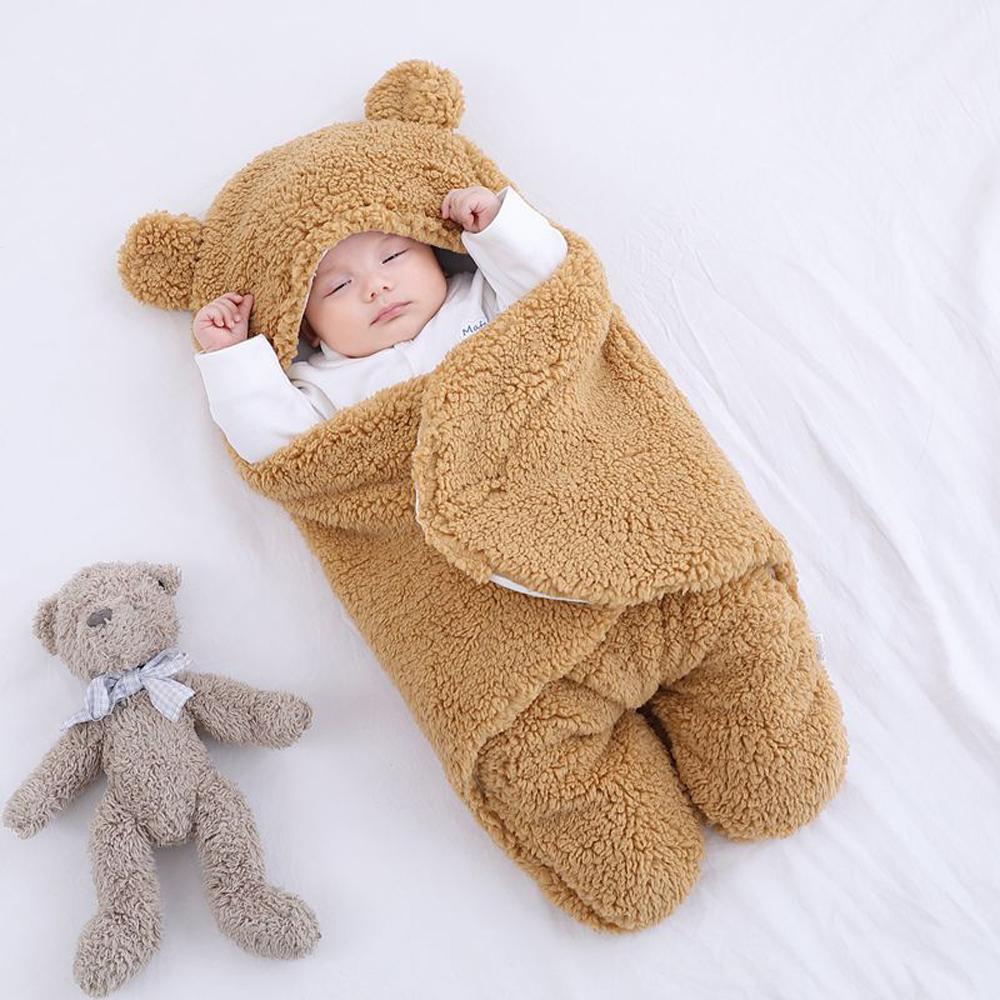 Newborn Blanket Baby Sleep Sack Bag Thickened Warm