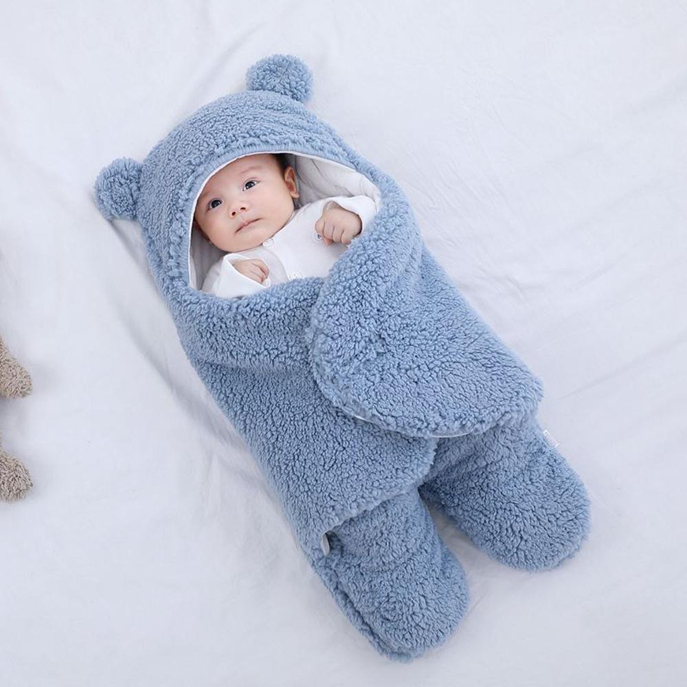 Newborn Blanket Baby Sleep Sack Bag Thickened Warm